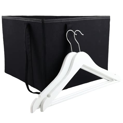 box of coat hangers|coat hanger organiser.